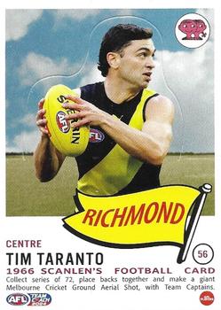 2024 AFL TeamCoach - Scanlens Die Cut #56 Tim Taranto Front